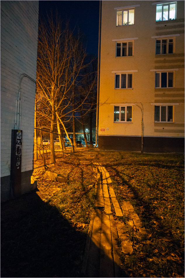 в центре города большого