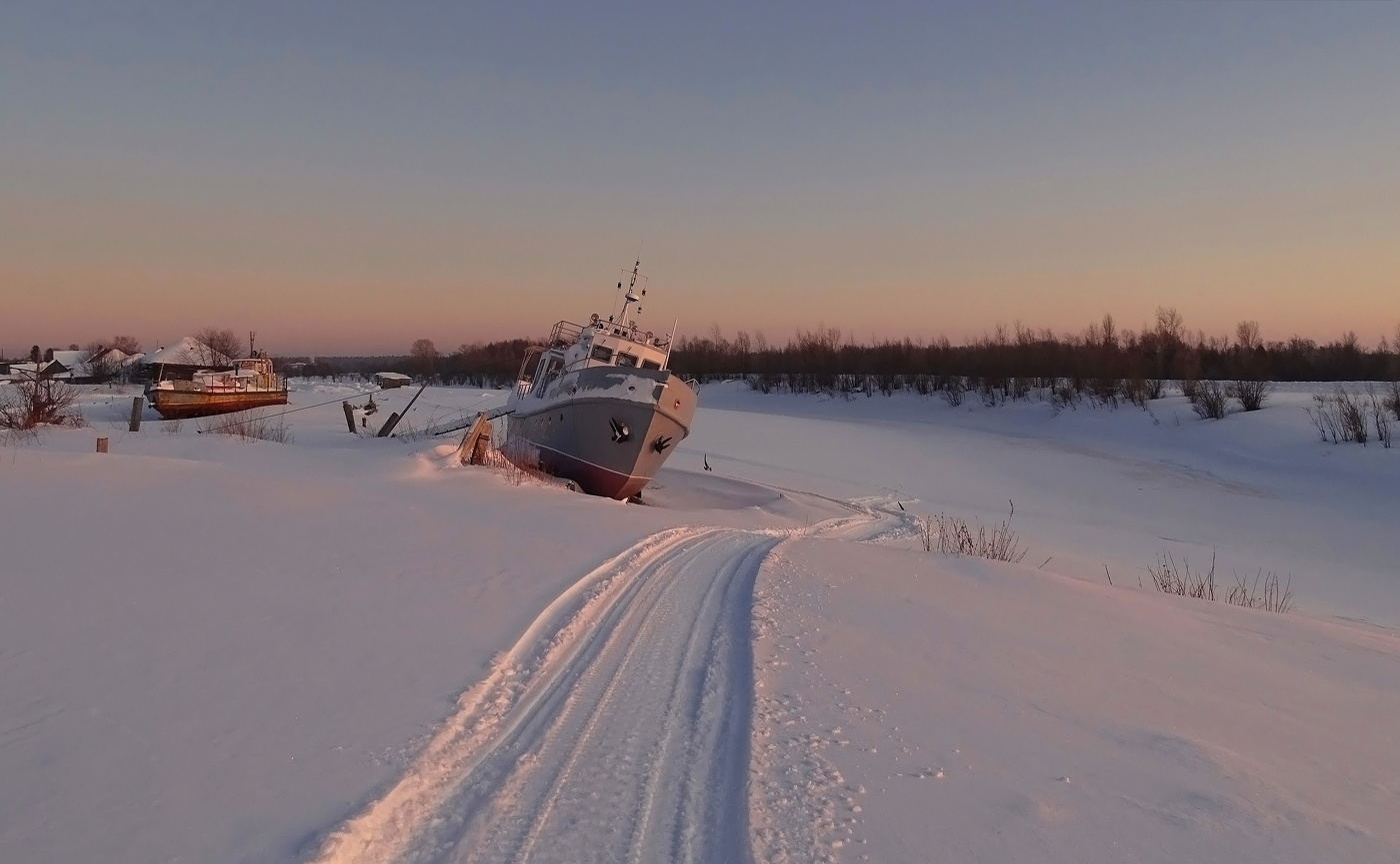 Зимний причал....