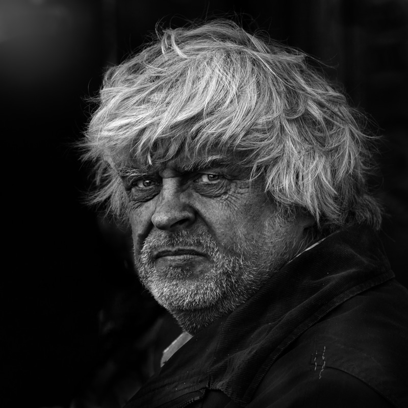 тронутый сединой