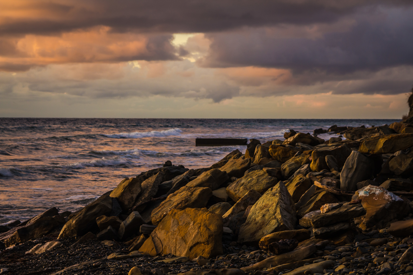 В отблесках заката