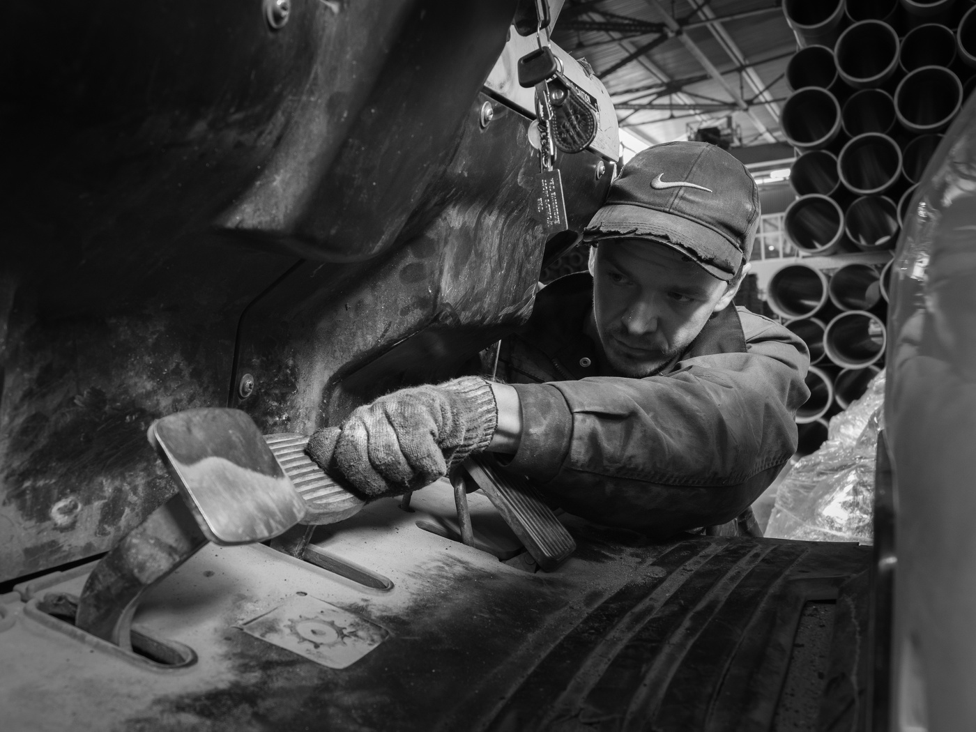 Проверка тормозов.