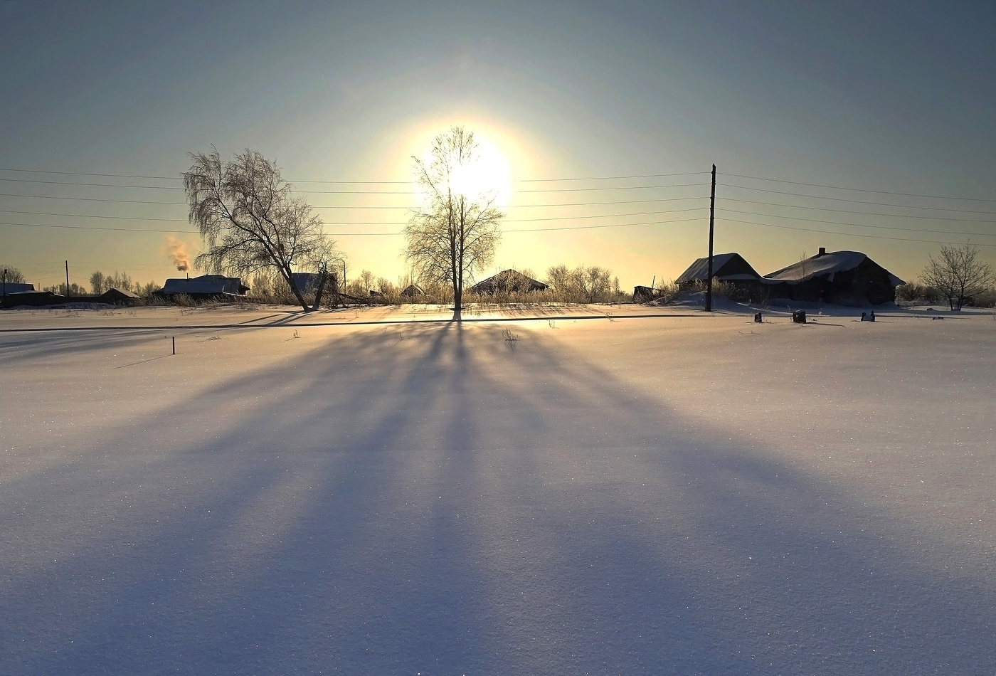 Зимние свет и тени...
