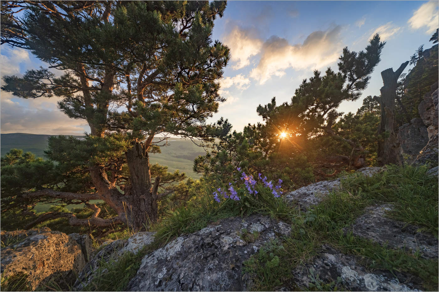 Закат в горах