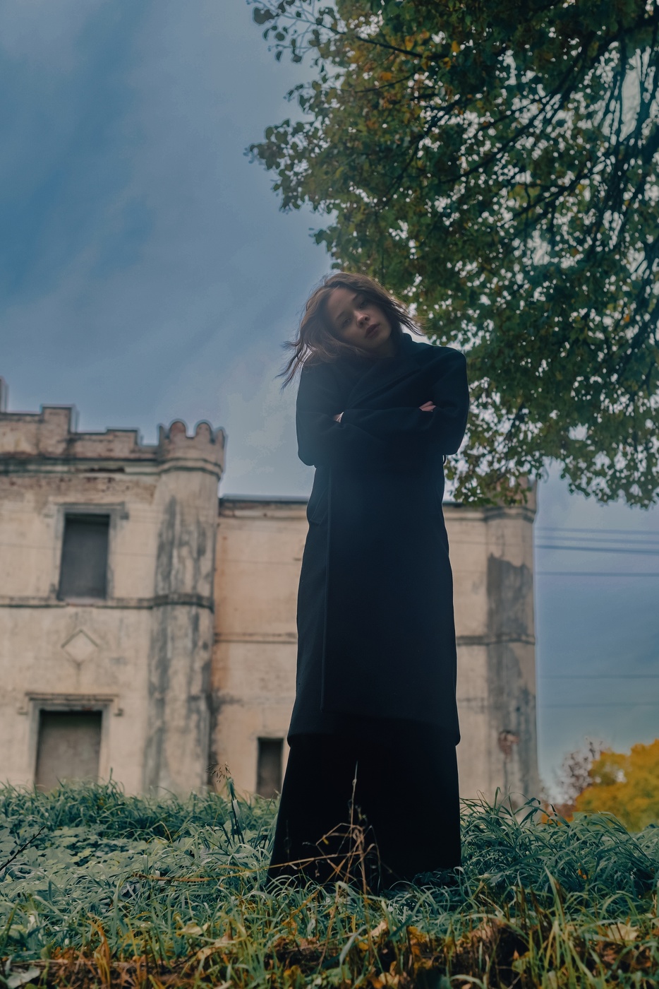 В приусадебном парке