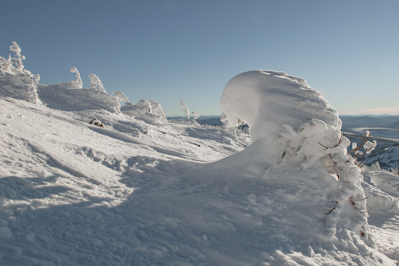 На вершине горы