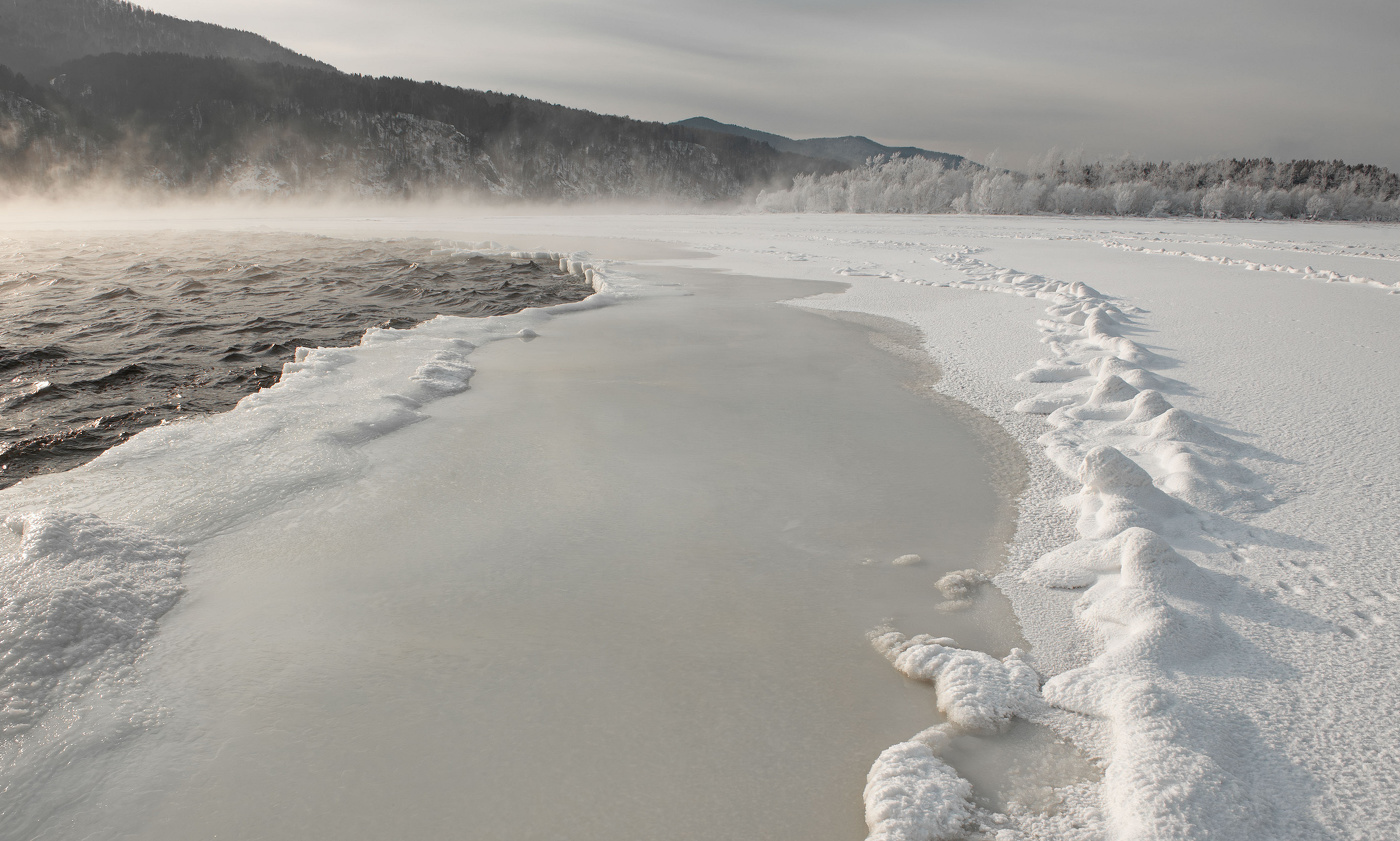 Зимний Енисей