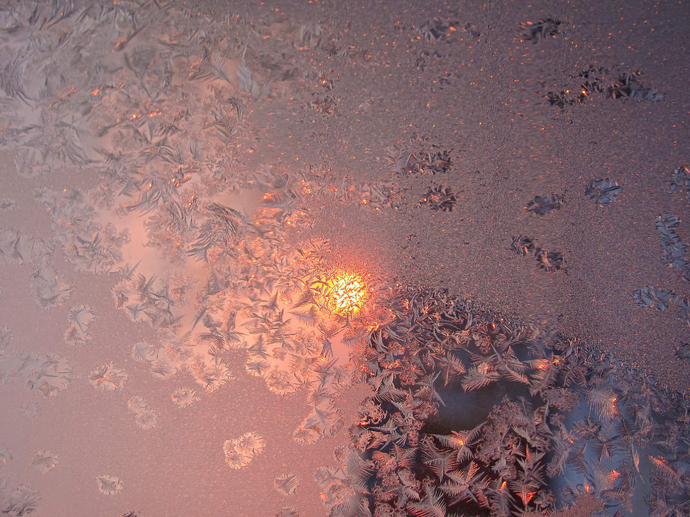 Морозная нежность. Восход.