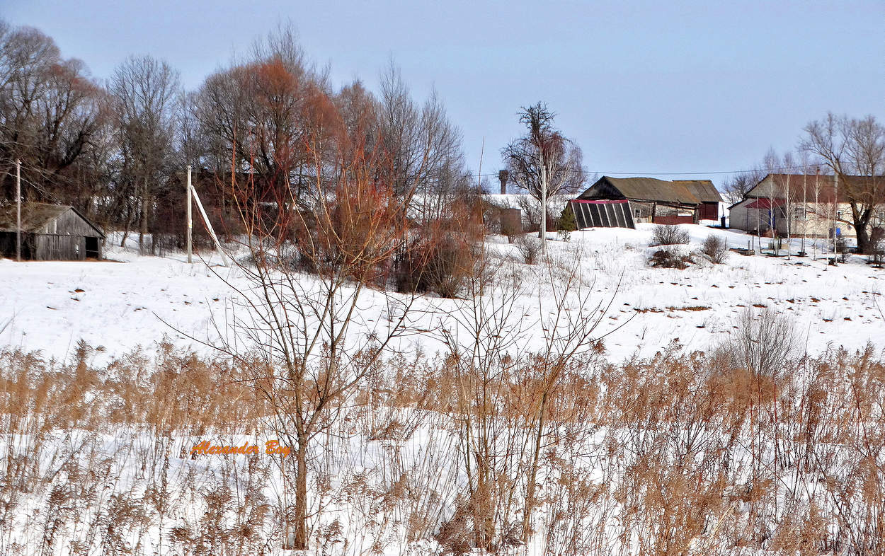 Дальняя деревня зимой
