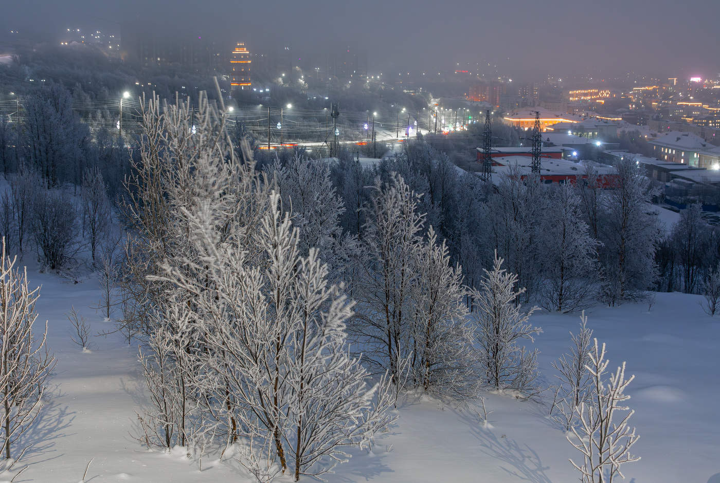 вечерние огни