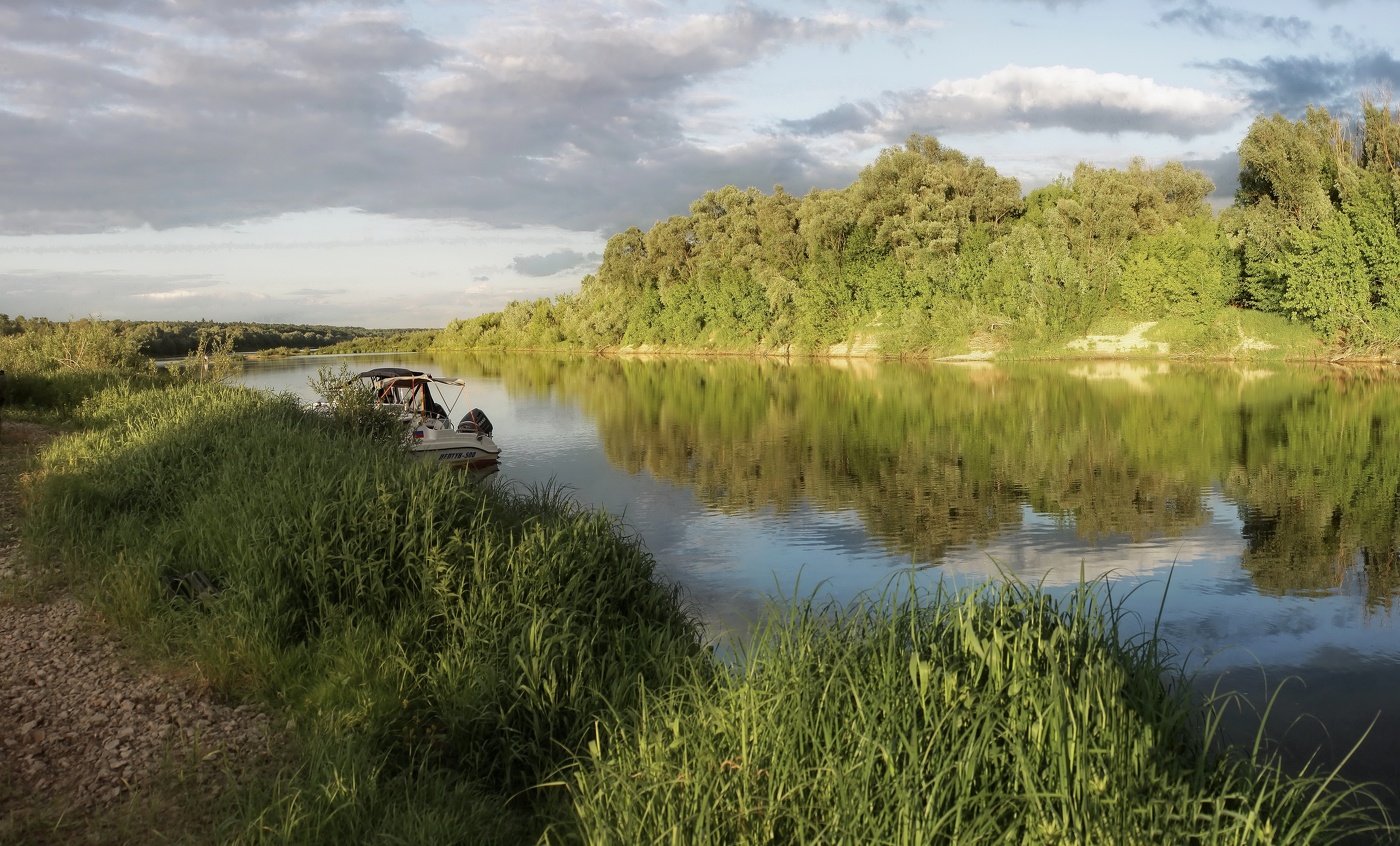 Вечер в Пущино на Оке