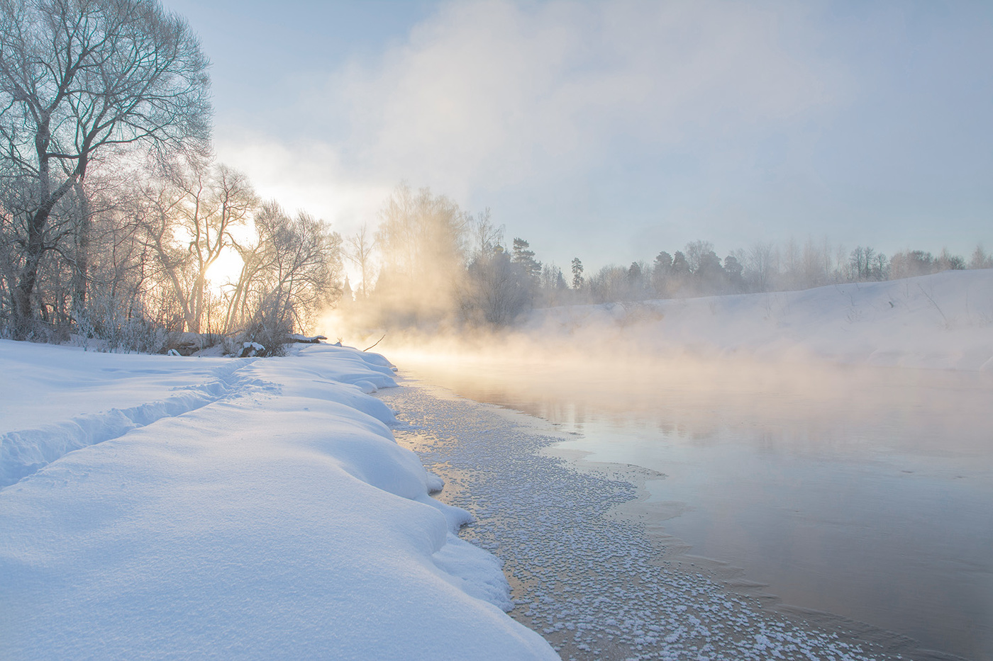 Зимнее утро.