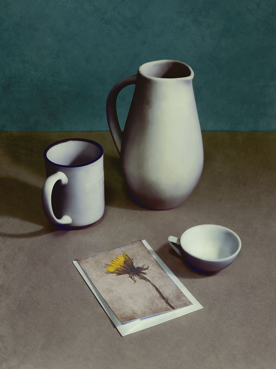 с одуванчиком