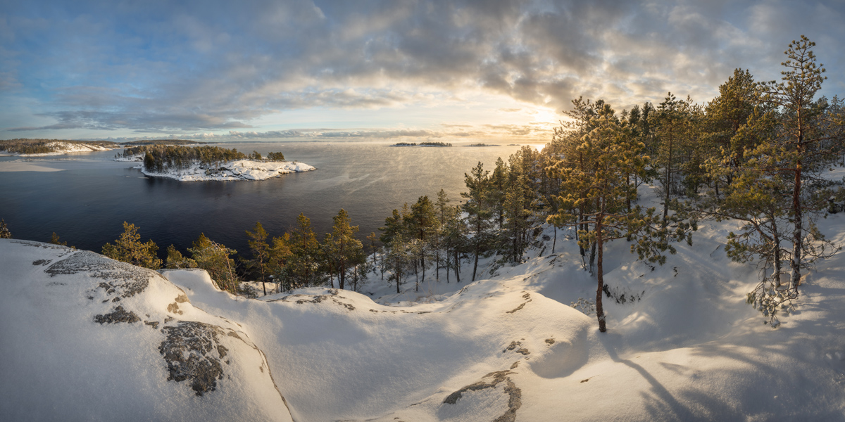 "Зимняя панорама Ладоги"