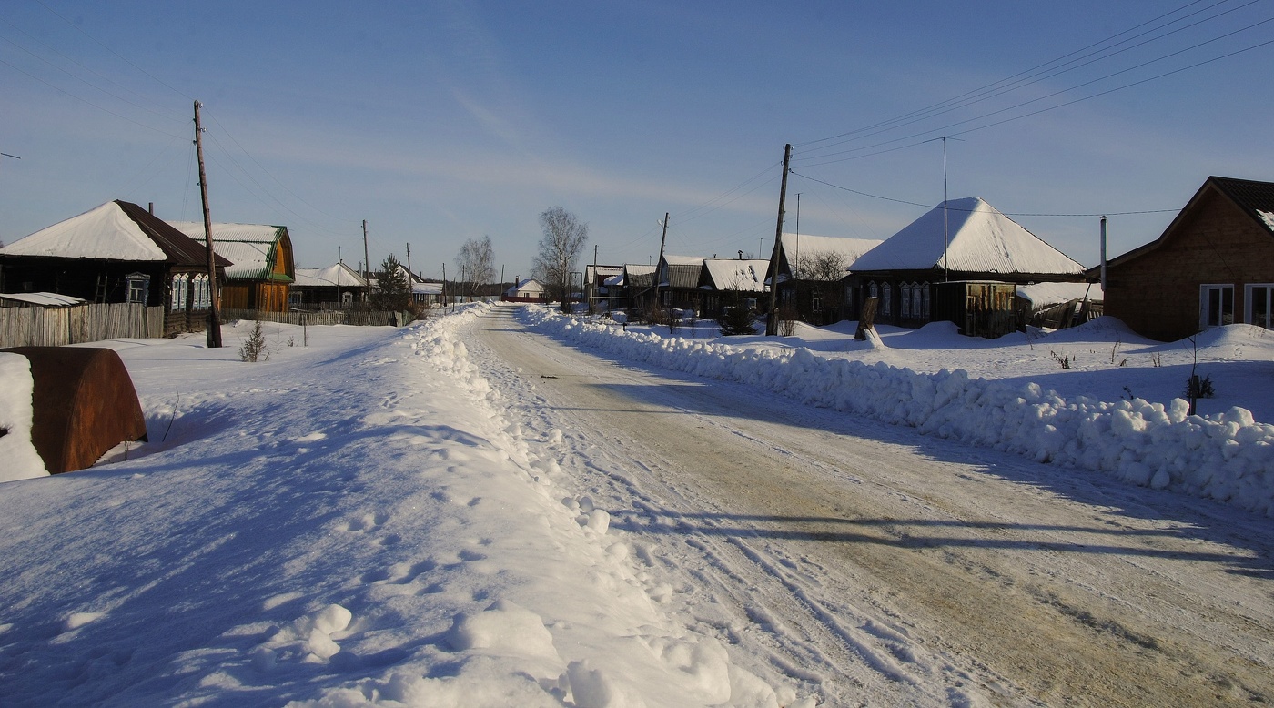 Деревенская зима