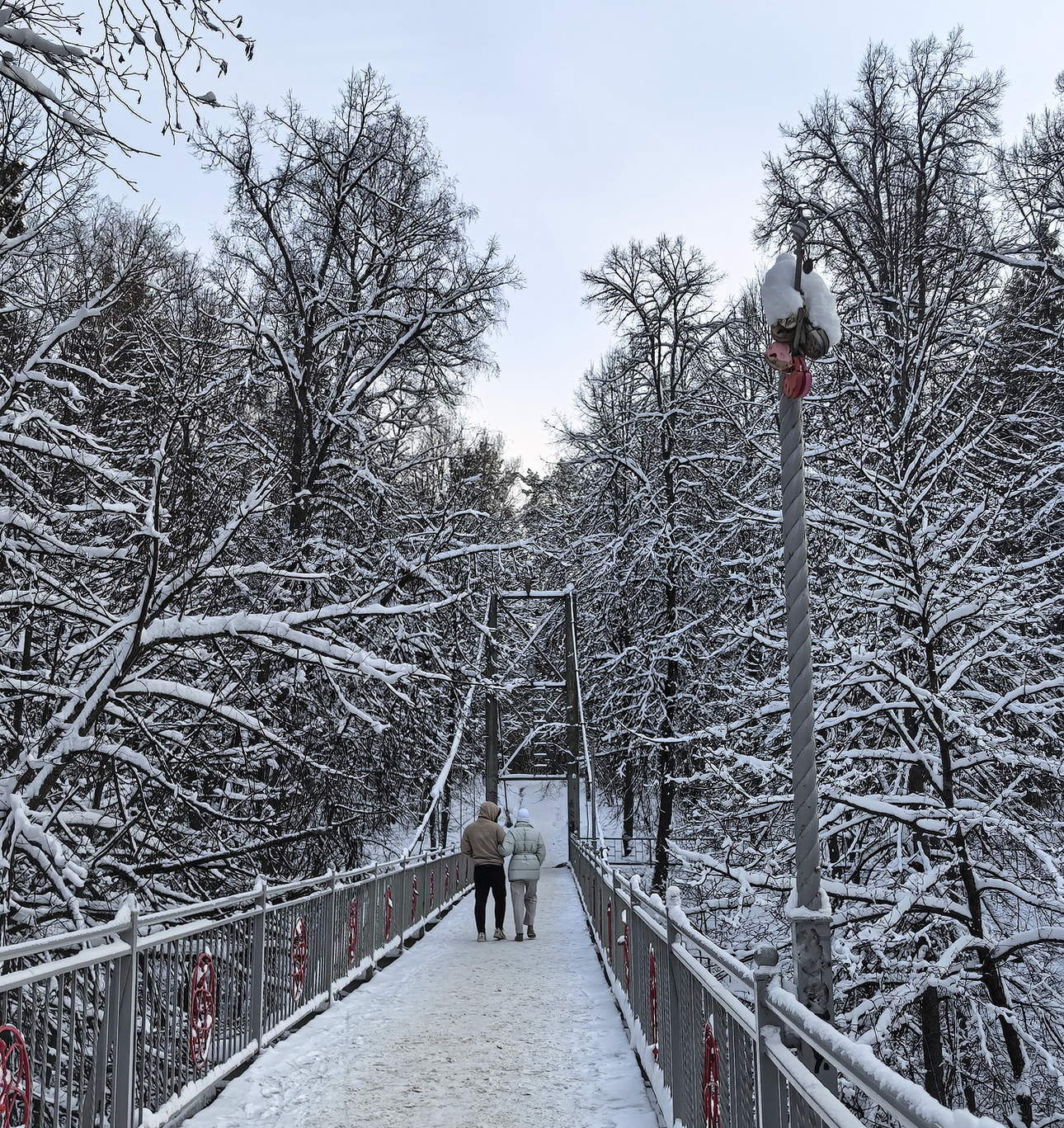 Мостик в зиму