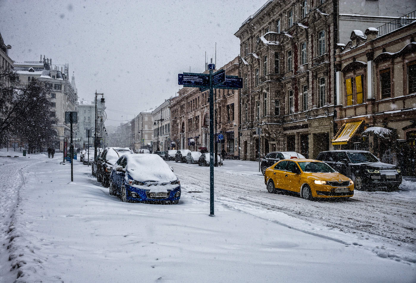 Московский снегопад