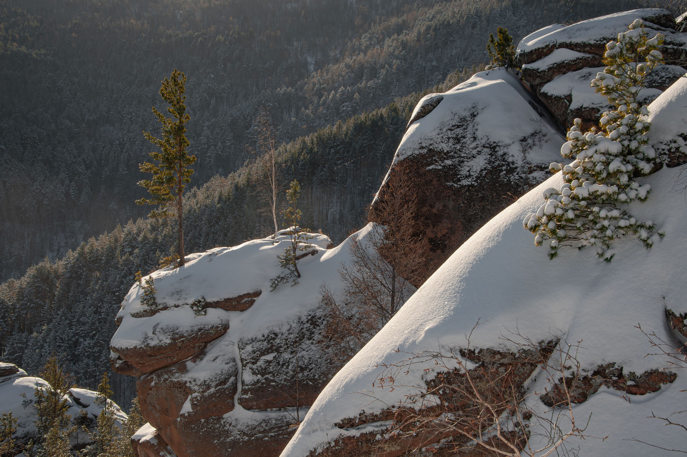 Одинокая на скалах