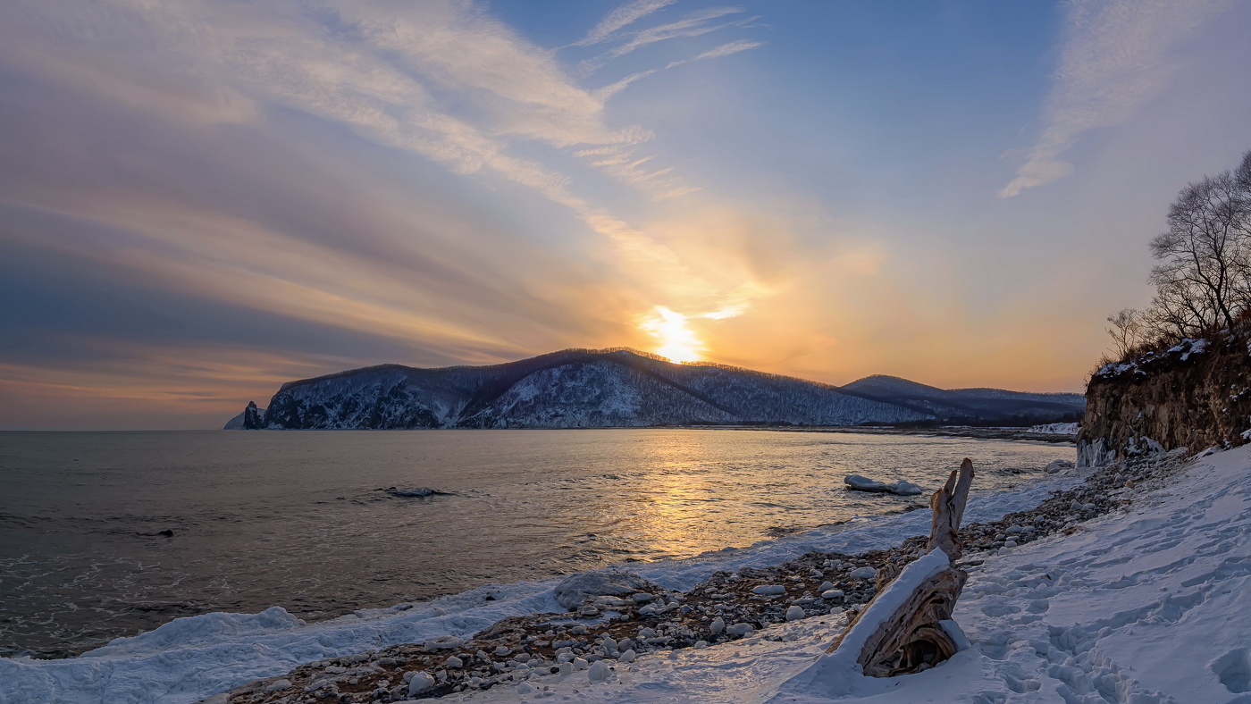 Зимний закат в Лидовке