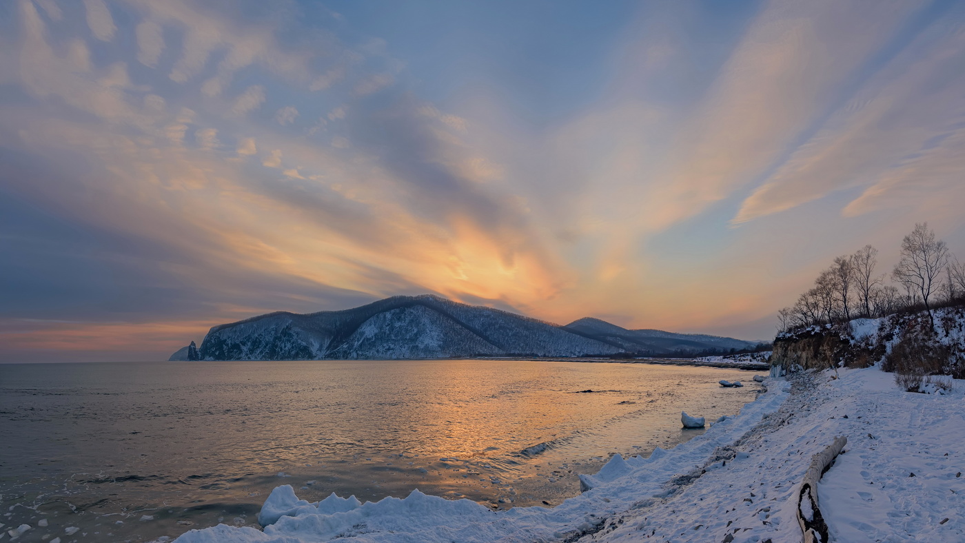 Зимний закат в Лидовке