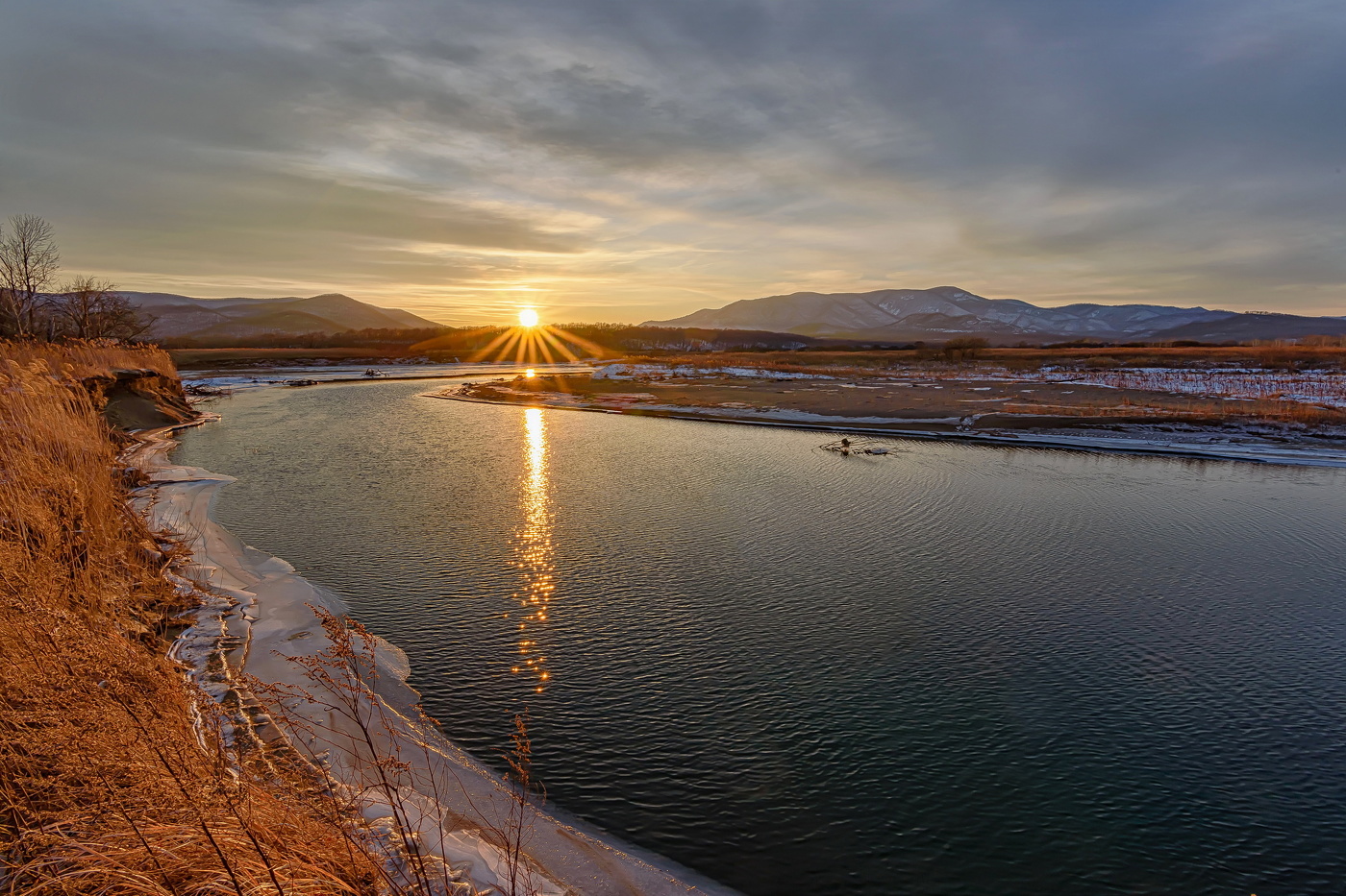 Зимний закат 1