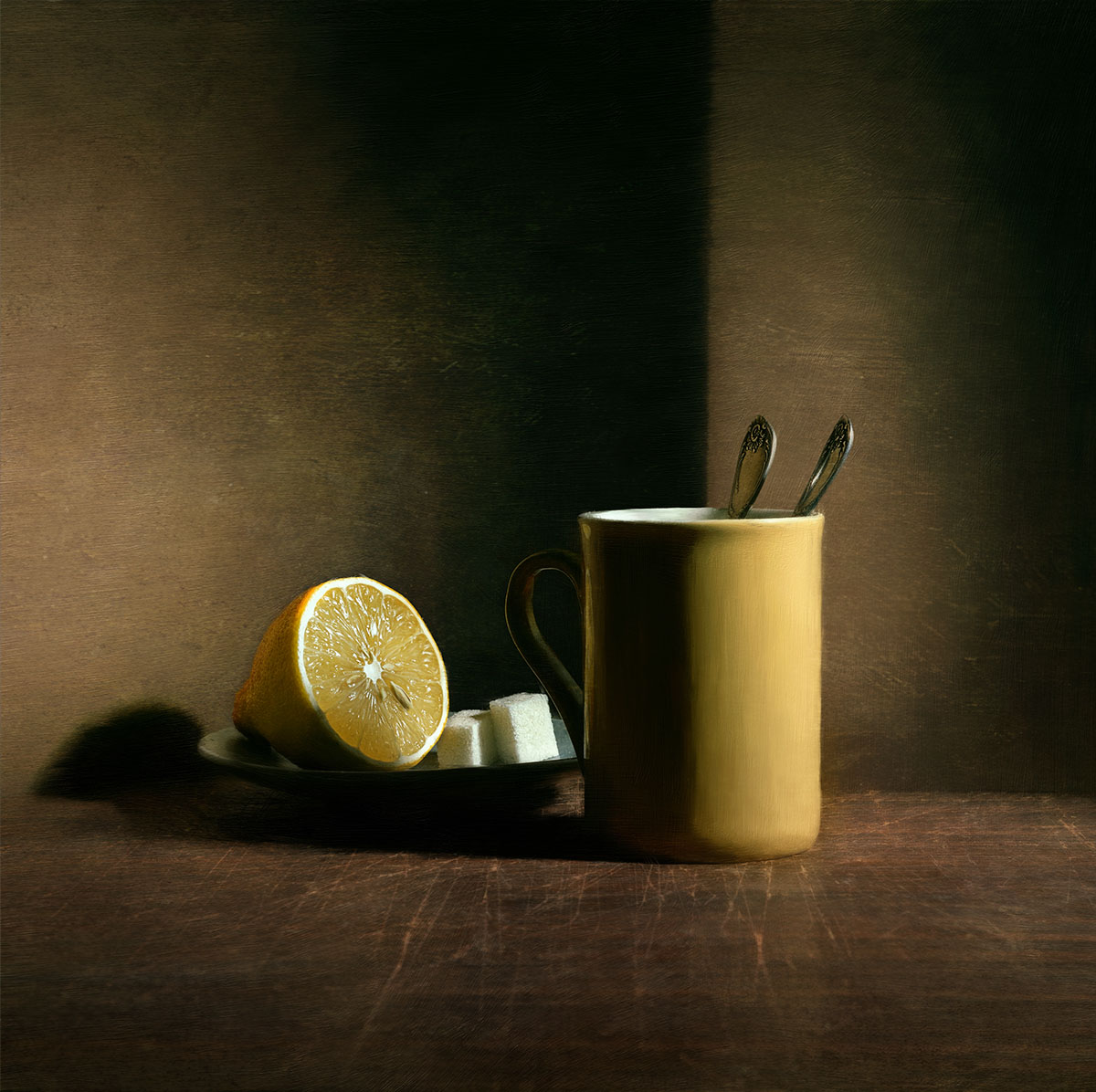 чай с лимоном