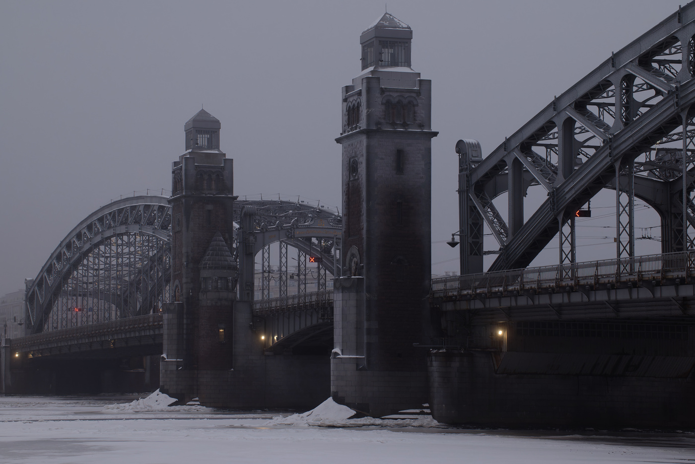 Большеохтинский мост.