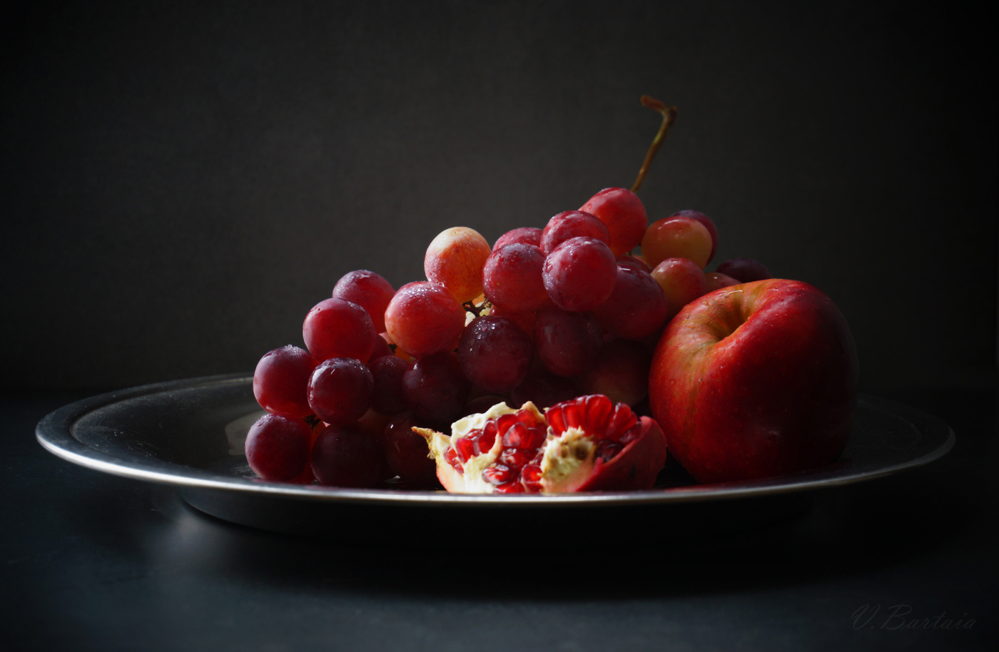 На тарелочке