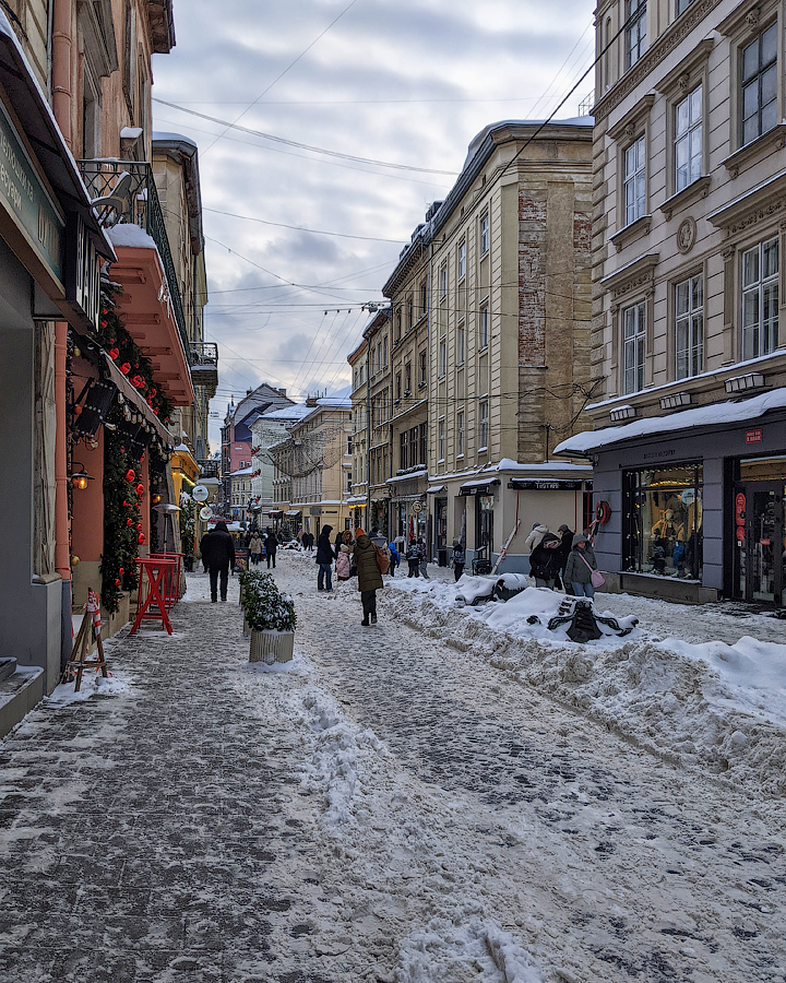 Замёрзший город