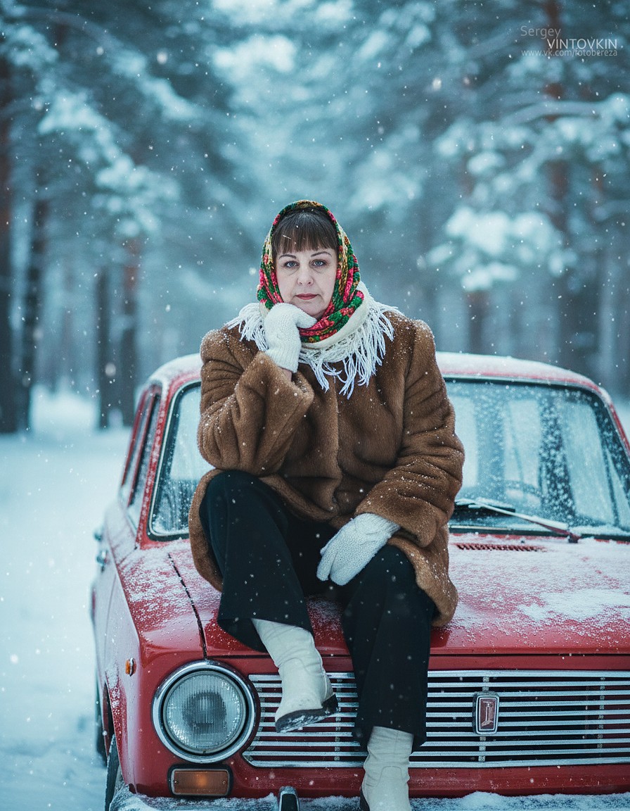 Винтажная фотосессия в стиле 80 х