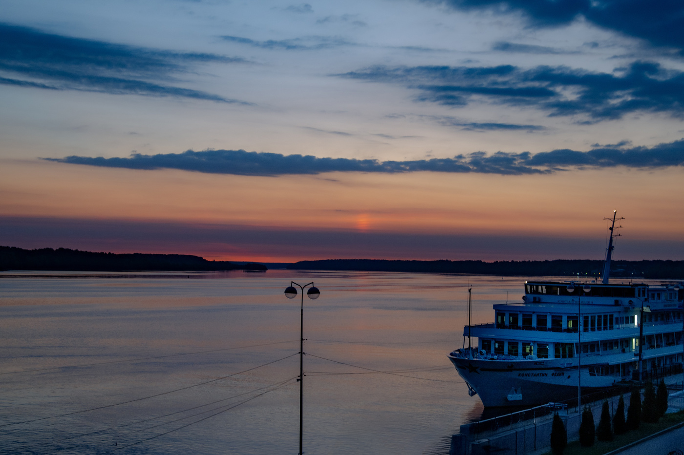 Пристань на Волге