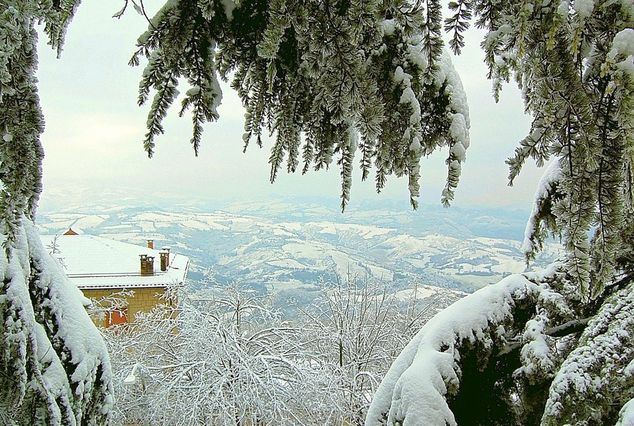 Зима установилась в Сан-Марино