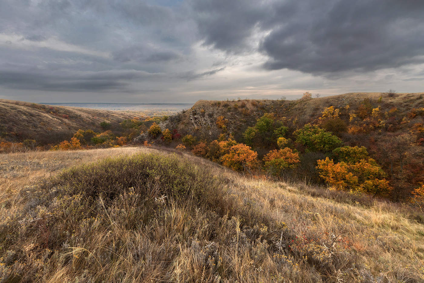 Осень в балке Саромка