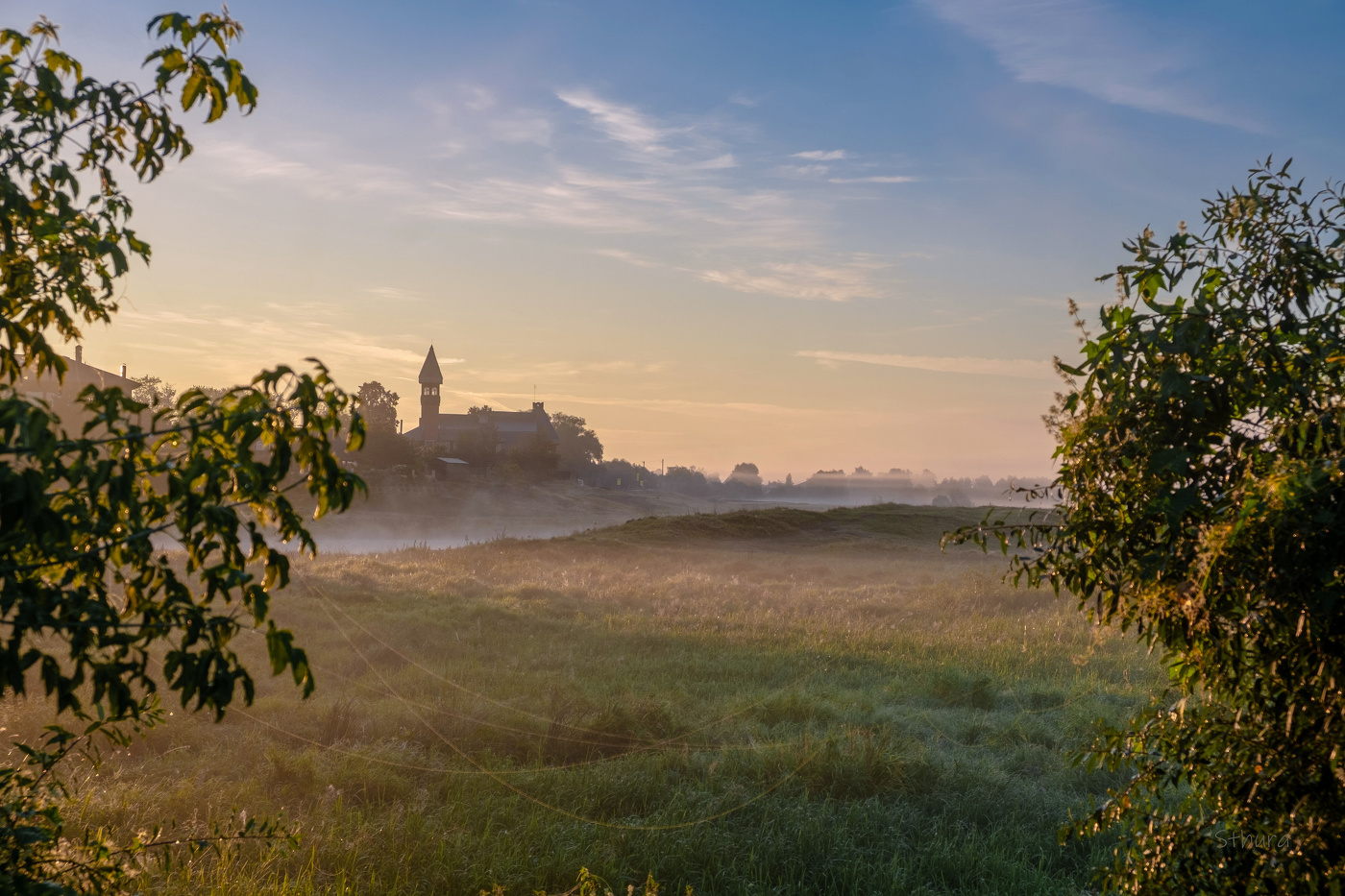 Летнее утро.