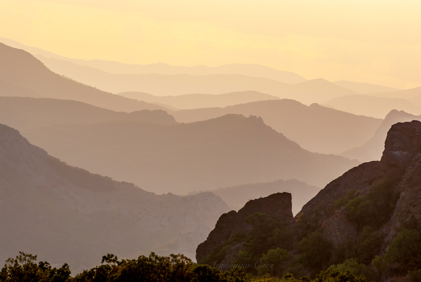 Карадаг. Вечер.