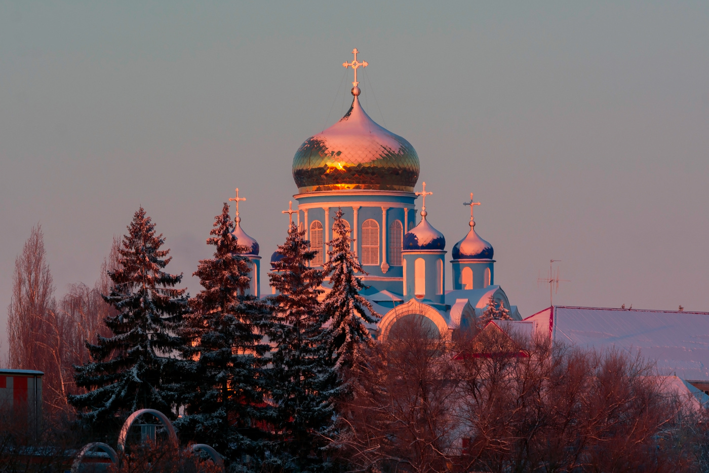 морозным восходом