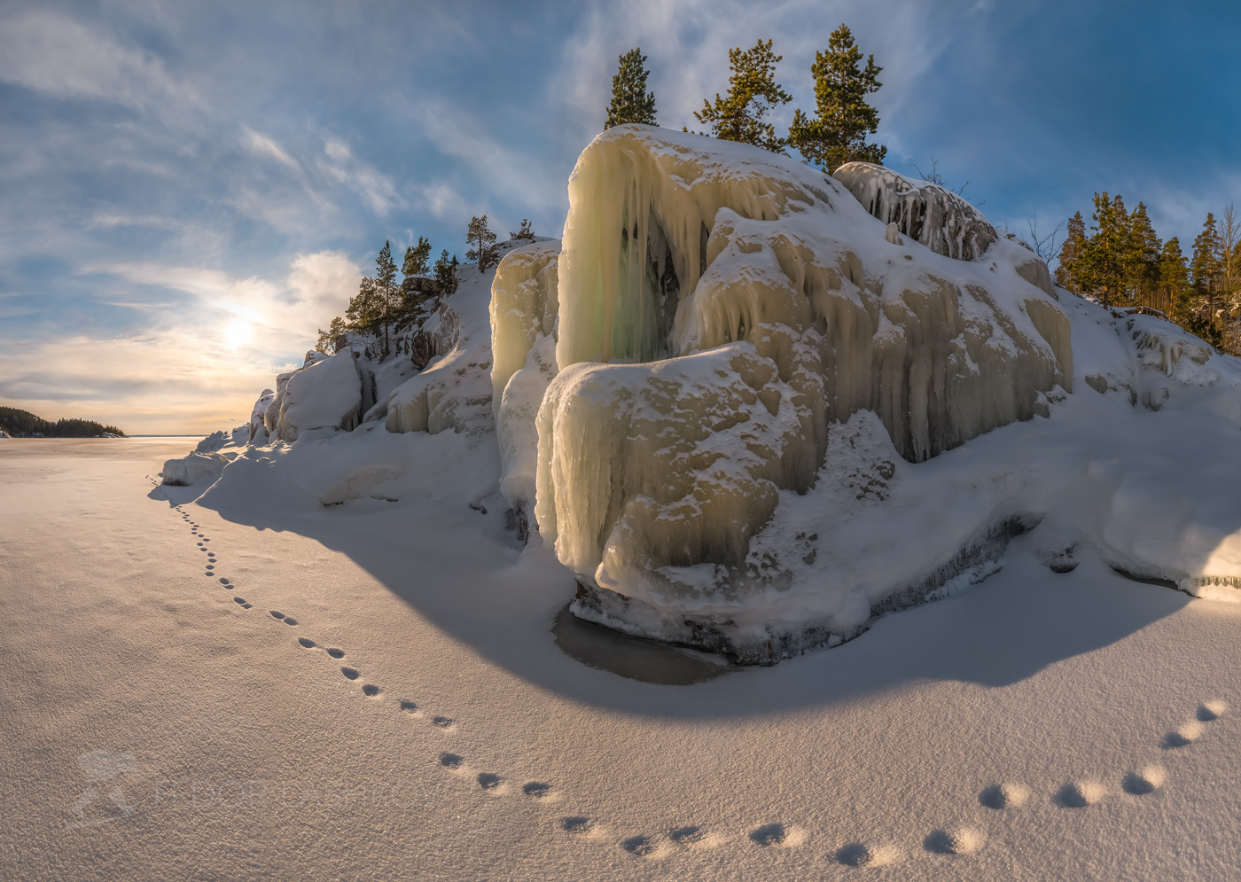 Февральские морозы на Ладоге