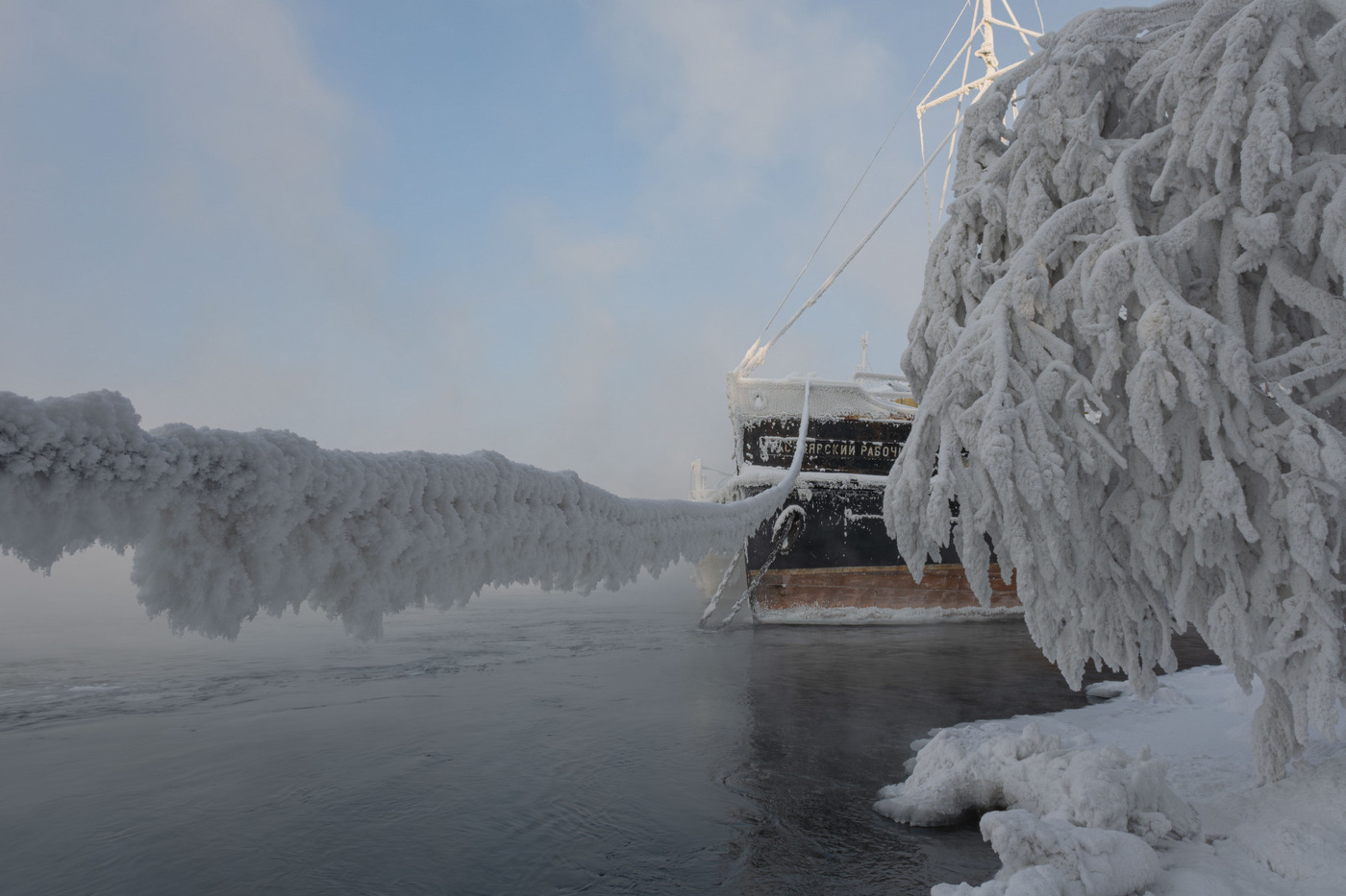 Зимний причал
