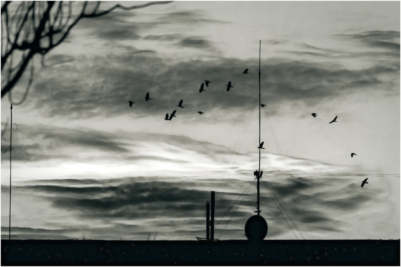 А из нашего окна...