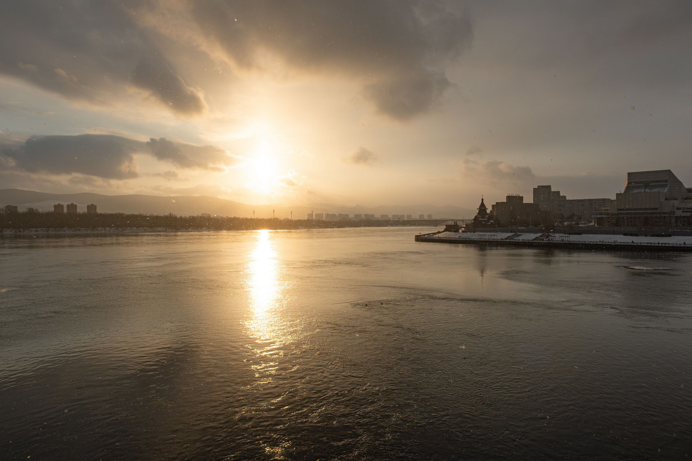 Вечерний Красноярск