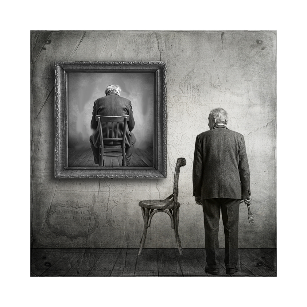 автопортрет художника интроверта