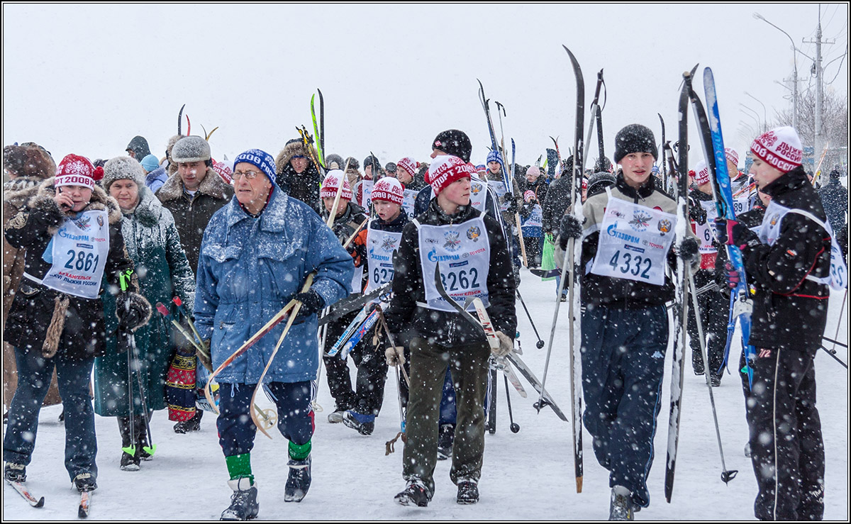 Лыжня России.