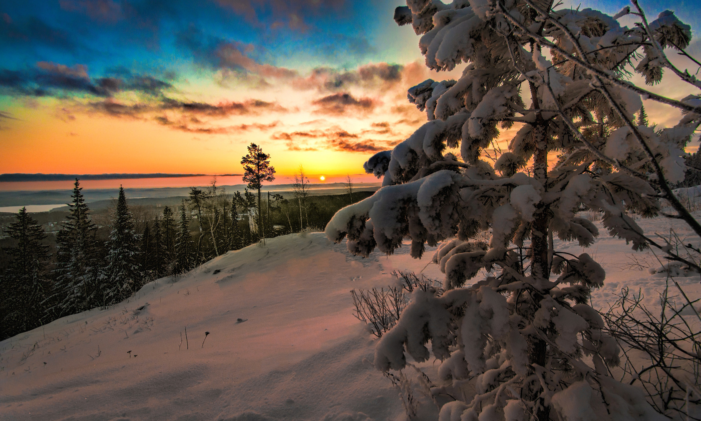 Зимний восход
