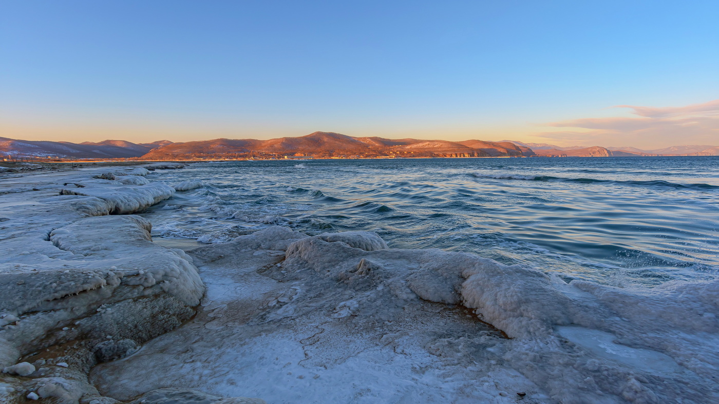 Зимний пляж