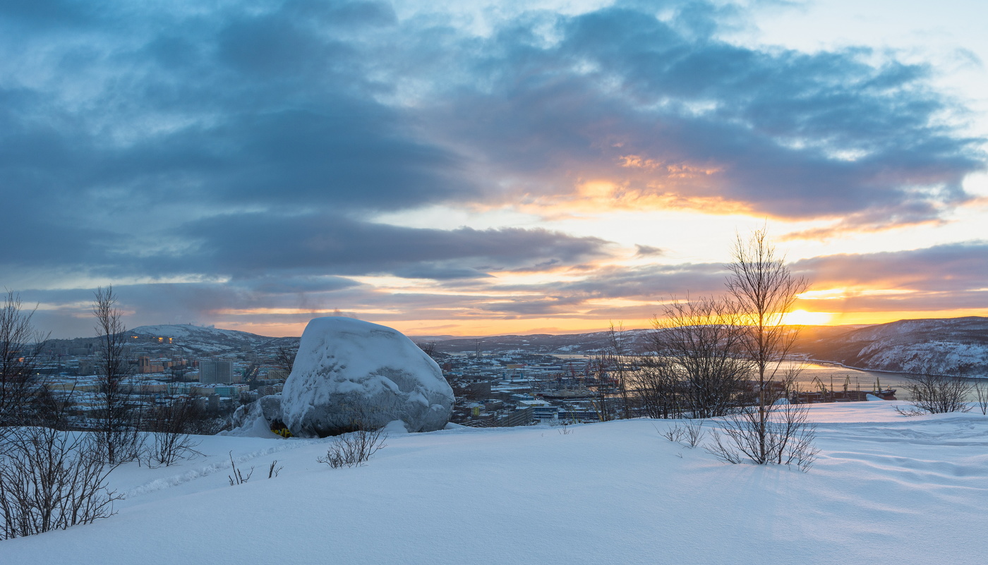 вечерняя синева