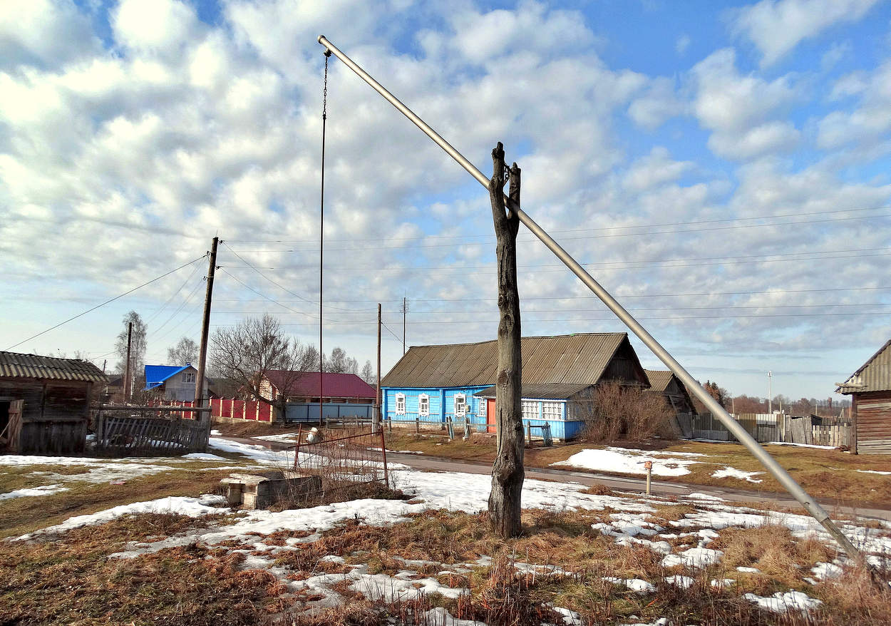 Весной в деревне