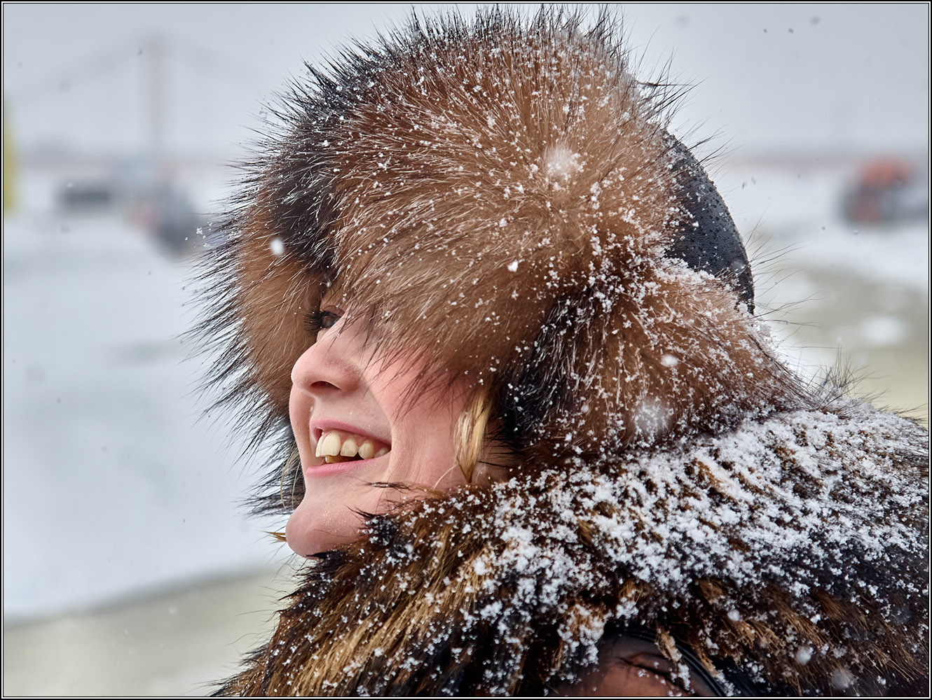 Снежный месяц март.