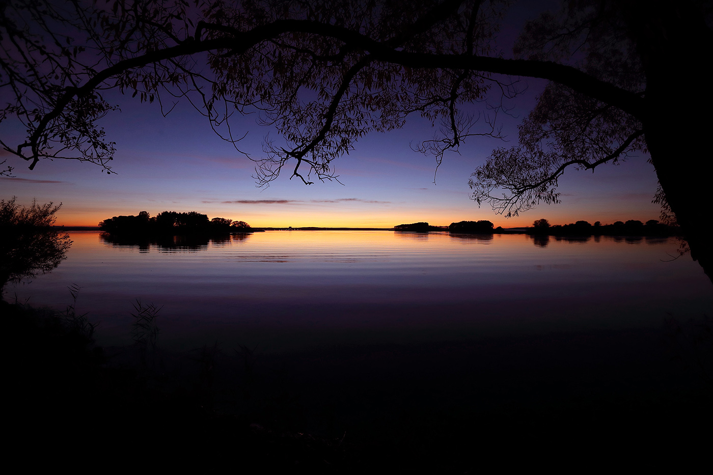 догорает закат