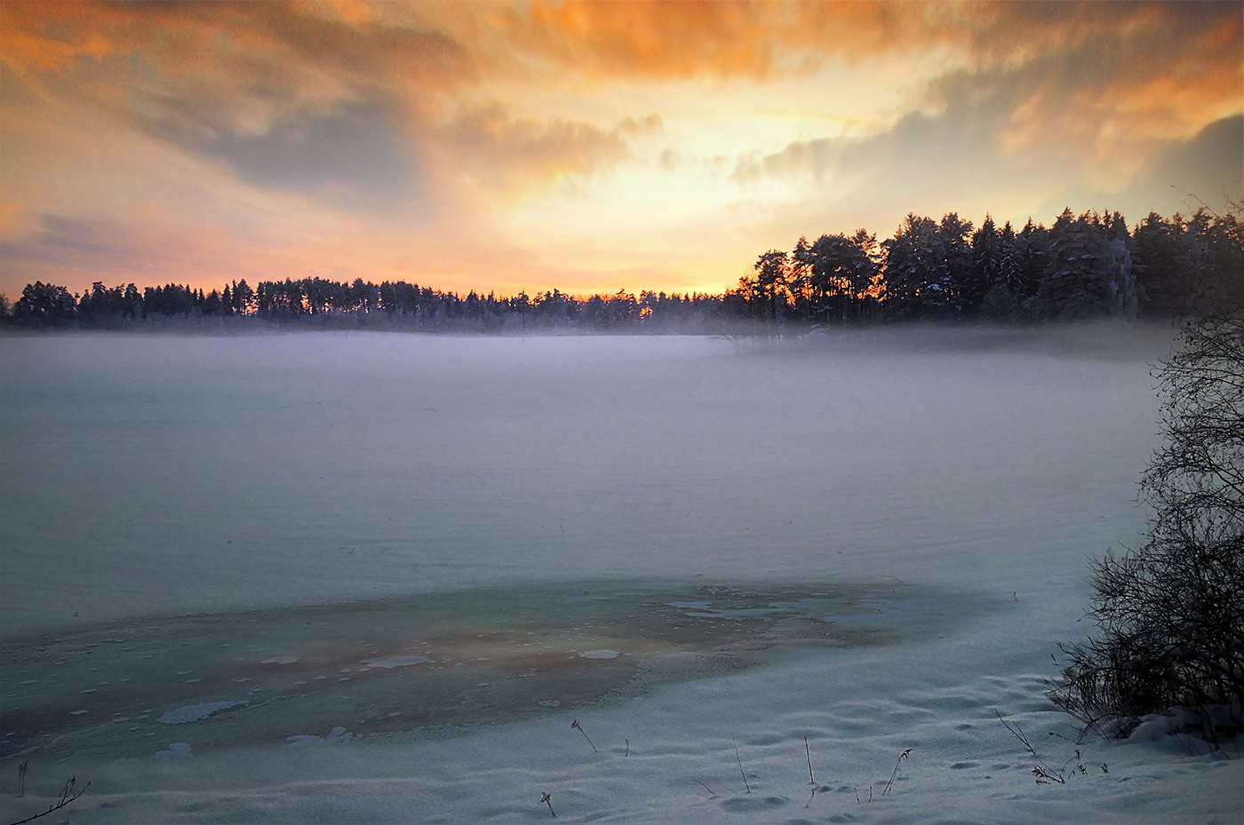 Про зимний вечер.