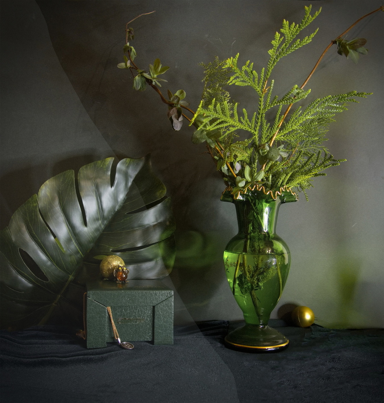 Этюд в зелёных тонах