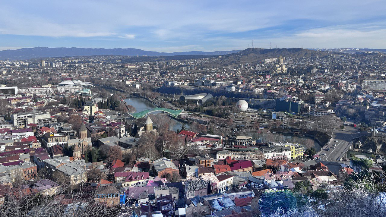 Тбилиси с птичьего полета